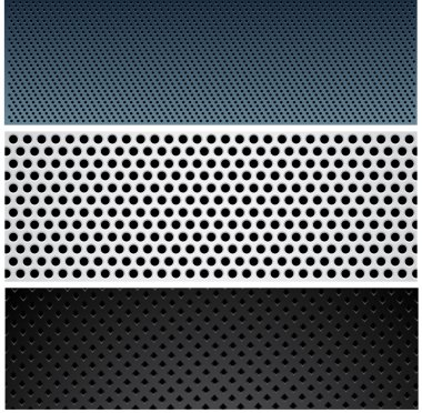 Metallic pattern set. clipart