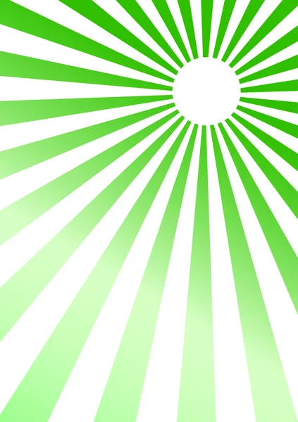 Gröna strålar — Stock vektor