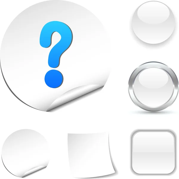 Question Icône. — Image vectorielle