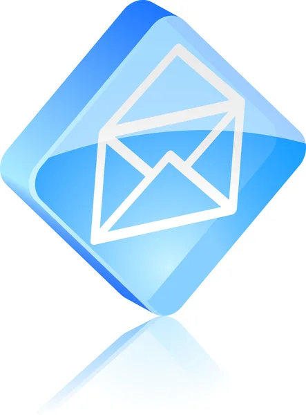 Knop e-mail. — Stockvector