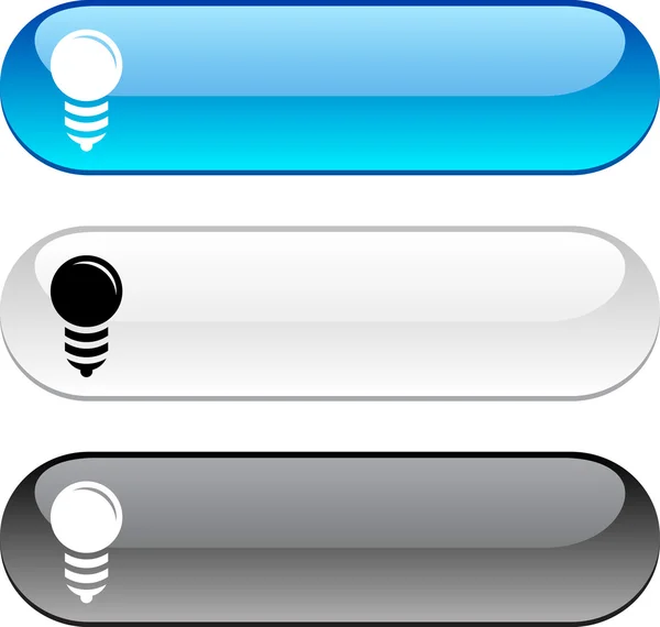Лампа кнопки . — стоковий вектор