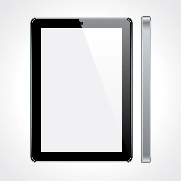 Concepto de tableta de pantalla táctil . — Vector de stock