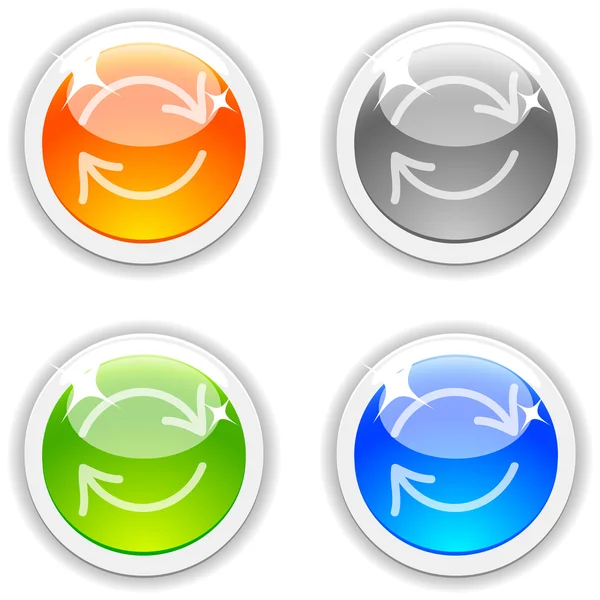 Refresh buttons. — Stock Vector