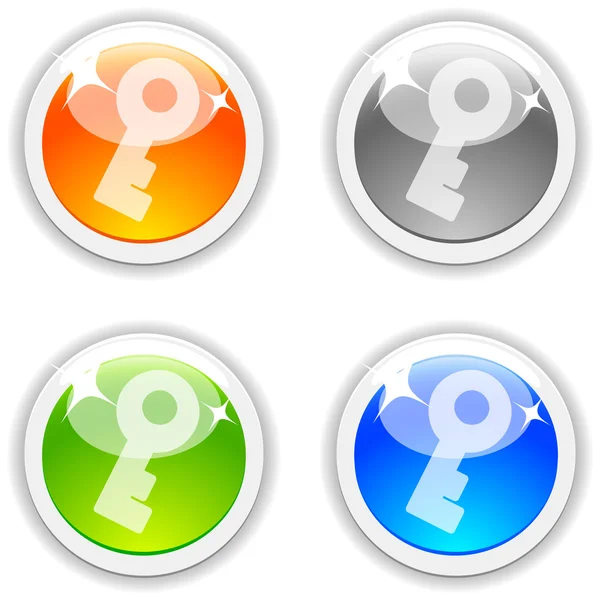 Key buttons. — Stock Vector