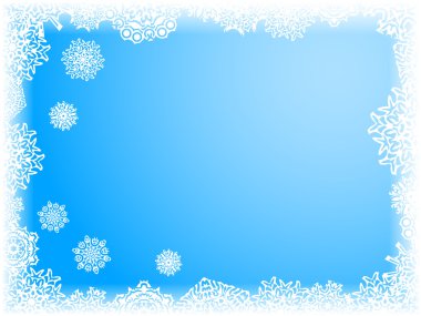 Winter background. [Vector]