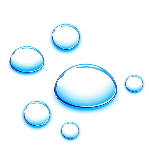 Gouttes d'eau. — Image vectorielle