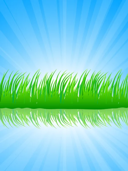 Frodiga gräset. — Stock vektor