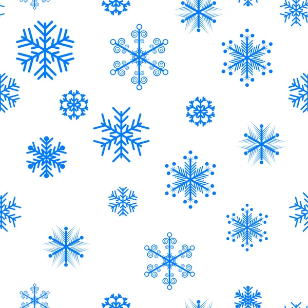 Bellissimo sfondo fiocchi di neve . — Vettoriale Stock