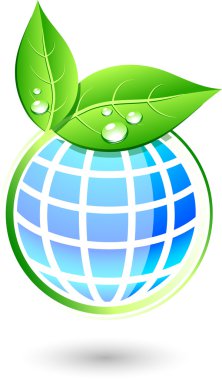 Leaf and earth. clipart