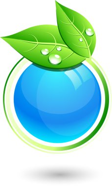 Leaf and earth. clipart