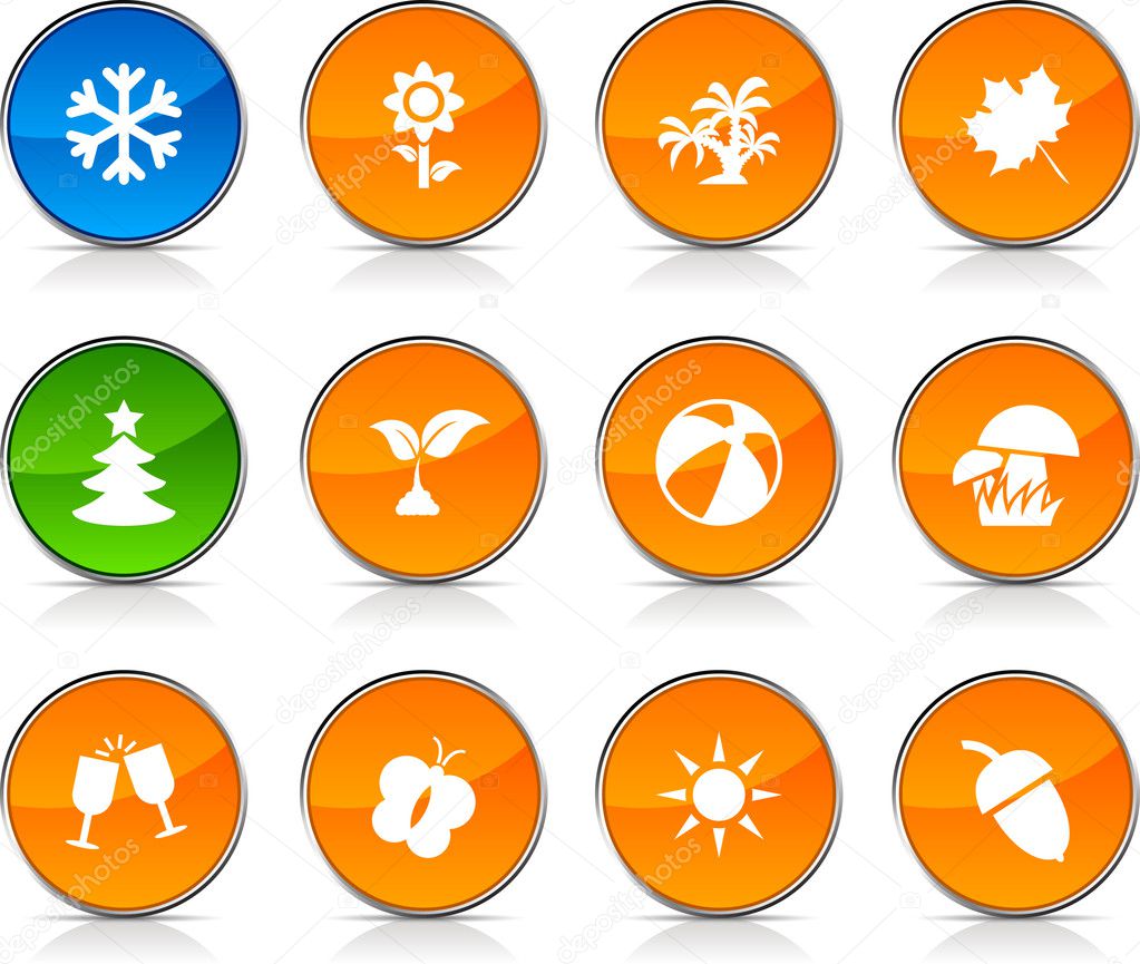 Seasons icons.