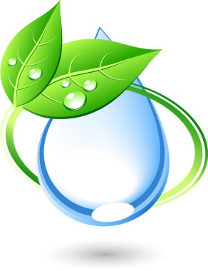 Leaf and earth. clipart