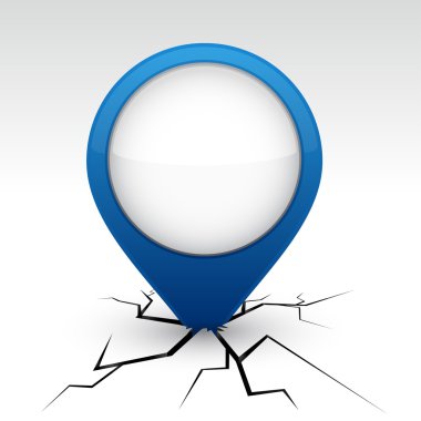 Mavi konuşma simgesini çatlamak.