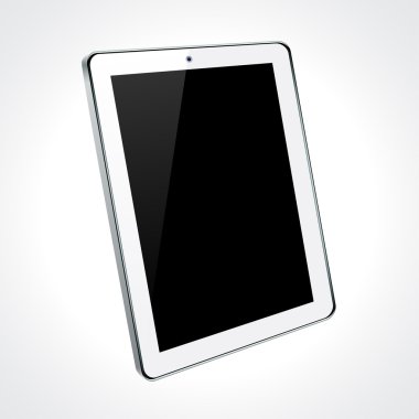 White tablet concept. clipart