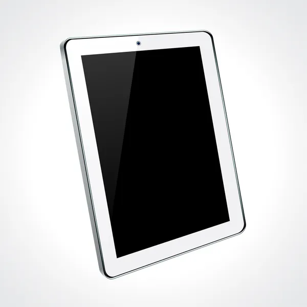 Weißes Tablet-Konzept. — Stockvektor
