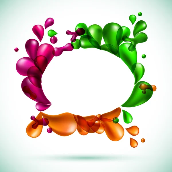 Fond multicolore liquide . — Image vectorielle