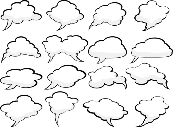 Nubes del habla . — Archivo Imágenes Vectoriales