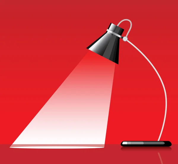 Lampe de bureau — Image vectorielle