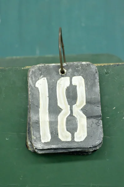 Number tags, 18 — стоковое фото