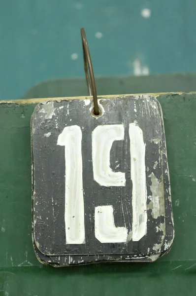 Číselné značky, devatenáct — Stock fotografie
