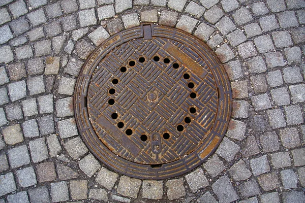 Manhole cover — Stock Photo, Image