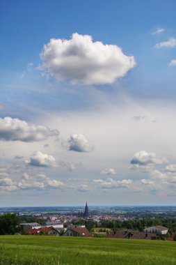 Skyline of Ulm clipart