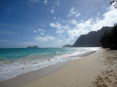 oahu, hawaii plajda Waimanalo