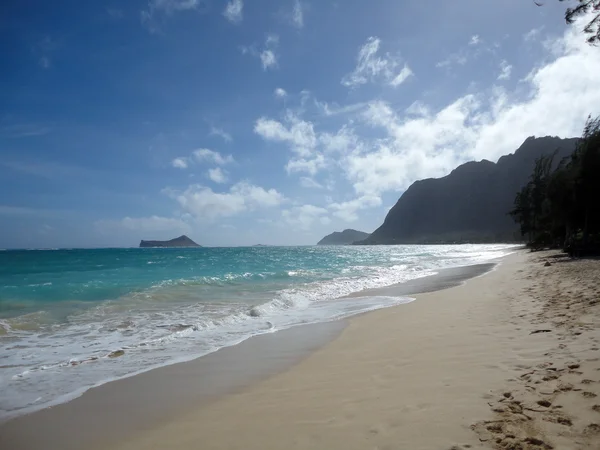 Waimanalo beach auf oahu, hawaii — Stockfoto