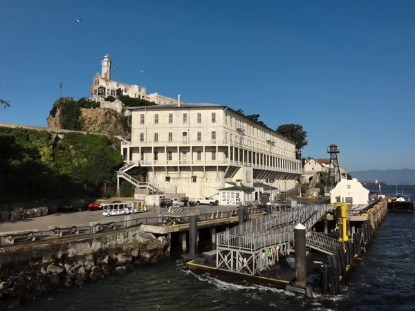 Landing area of Alcatraz Island — Stock Photo, Image