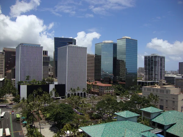 Centro de Honolulu — Foto de Stock