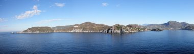 zihuatanejo, Meksika açılış liman kıyı