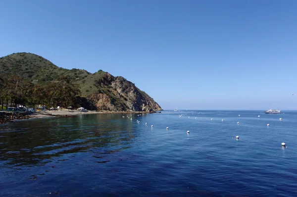 Zona de recreo frente a la costa de la Isla Catalina — Foto de Stock