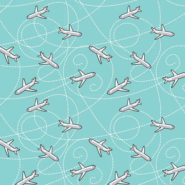 stock vector Planes pattern