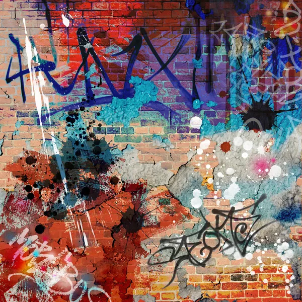 Graffiti bakgrund — Stockfoto