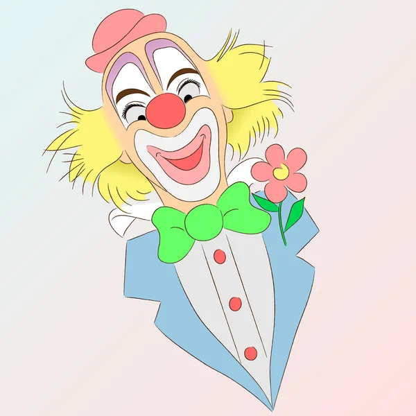Een clown — Stockvector