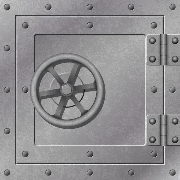 Porte de boîte forte — Image vectorielle