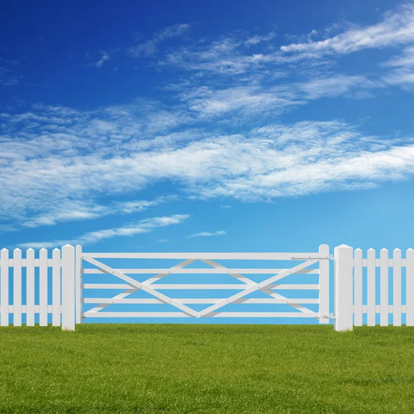 Stock image White Gate