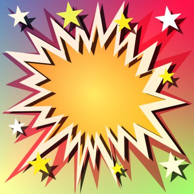 Explosion Background clipart