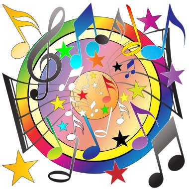 Musical Background clipart