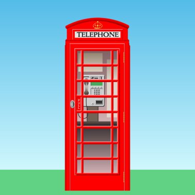 Phone Booth clipart