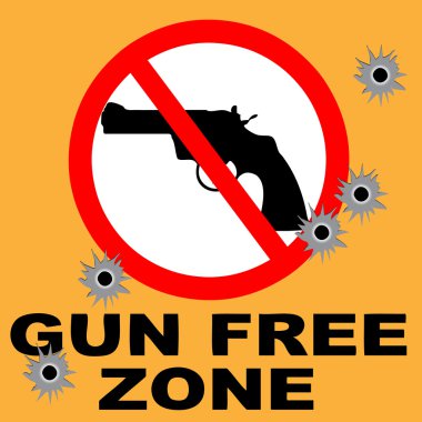 Gun Free Zone clipart