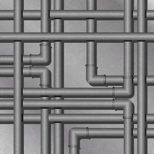 Tube métallique fond — Image vectorielle