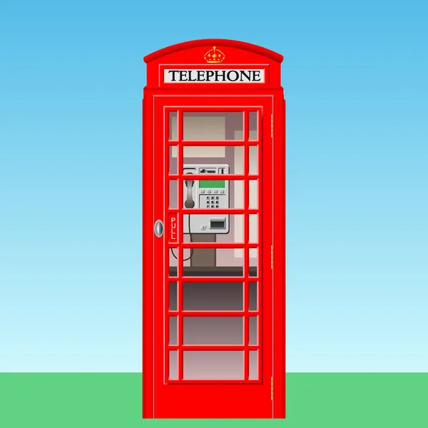 stock vector Phone Booth