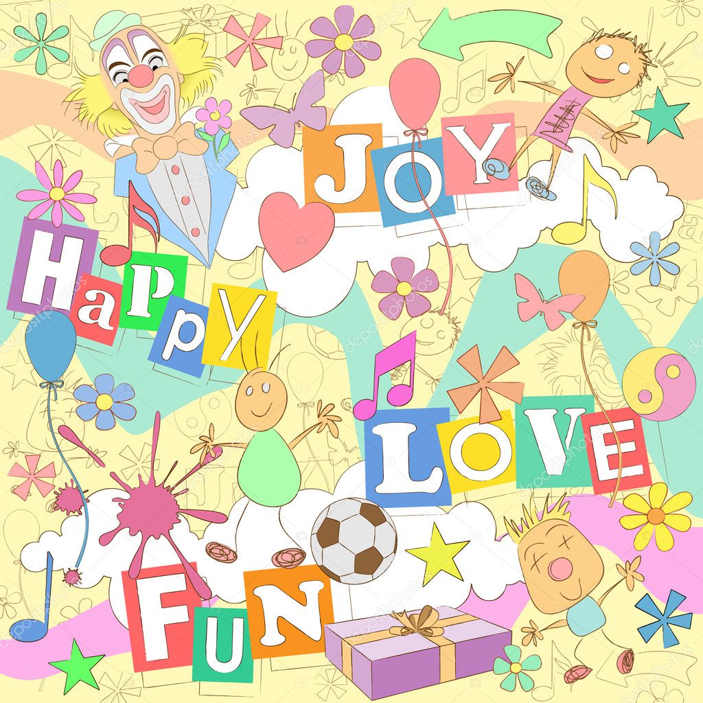 Fun Background Stock Vector Image by ©Binkski #6373268