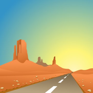 Desert Landscape clipart