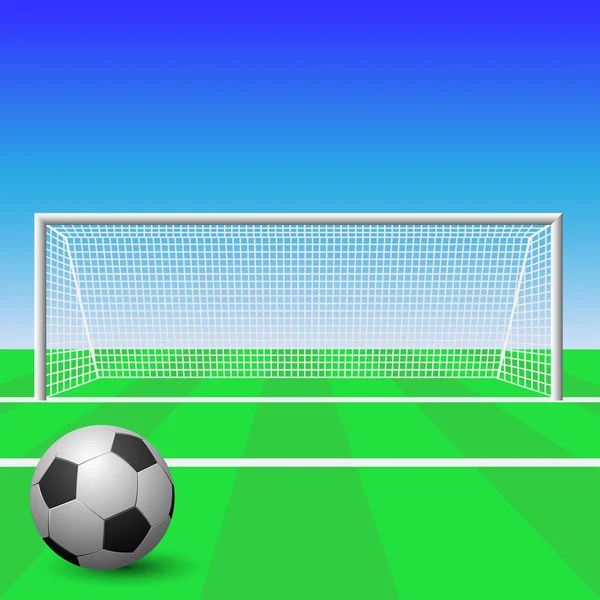 Soccer Goal — Stock Vector