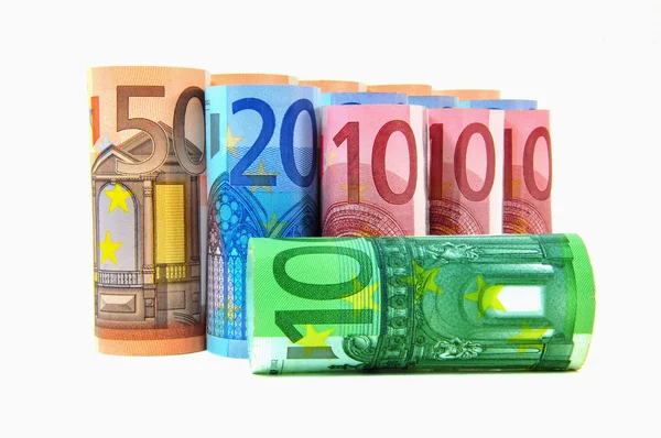 Eurobankbiljetten — Stockfoto