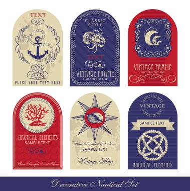 Decorative Nautical Set clipart