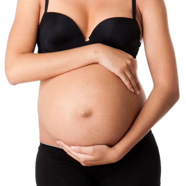 Όμορφη έγκυο κοιλιά — Φωτογραφία Αρχείου