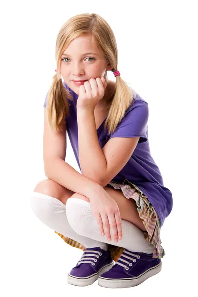 Happy teenage girl — Stock Photo, Image